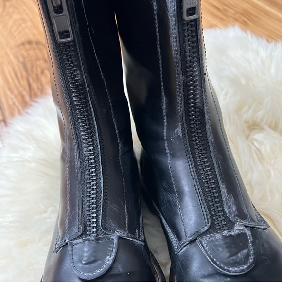 Funky Zip up Clone combat boots Black Size 6 - Picture 8 of 12